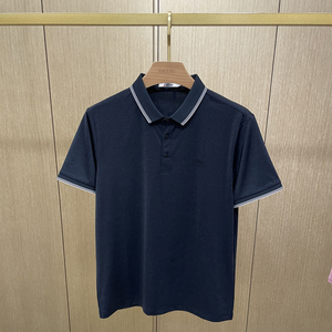 vsarnni华萨尼专柜正品 男士时尚休闲夏季纯色冰凉透气短袖t恤x