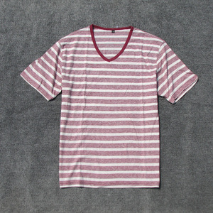 彩条布男装t恤