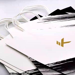 安踏手提袋antalogo纸袋tk4篮球鞋包装袋时尚礼品袋