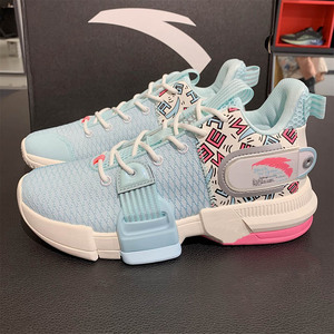 安踏要疯轻狂2代 男子实战篮球鞋21冬季新款耐磨低帮水泥地运动鞋