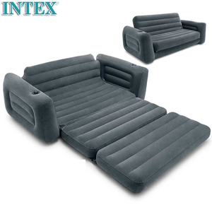 INTEX豪华双人充气沙发单人折叠懒人沙发床靠背充气床加大气垫床
