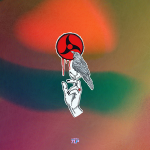 tlp反光车贴 火影忍者晓宇智波鼬itachi幻术写轮眼乌鸦防水贴纸