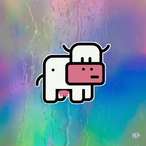 tlp反光车贴 卡通动物奶牛萌宠cow牛奶动物园幼儿园装饰防水贴纸