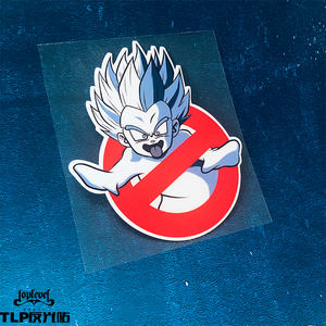 tlp反光车贴 七龙珠悟天克斯超级幽灵神风拳禁止恶搞防水即时贴纸