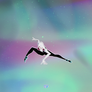 tlp反光车贴 格温·史黛西gwen stacy女蜘蛛侠平行宇宙漫威贴纸