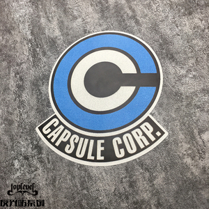 tlp反光车贴 七龙珠动漫胶囊公司logo笔记本行李箱汽车装饰贴纸