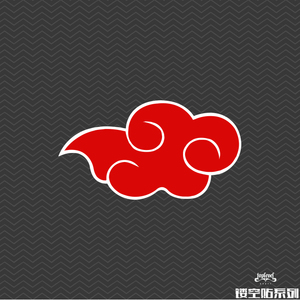 tlp镂空车贴 火影忍者晓组织祥云佐助鼬佩恩绝 笔记本贴行李箱贴