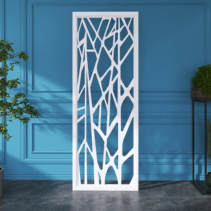 现代简约实木烤漆镂空花格隔断玄关客厅雕花进门背景墙通花板吊顶