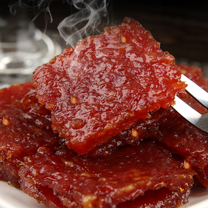 零食澳门特产传统蜜汁原味猪肉脯果汁猪肉干500克大片熟食超值装