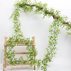 仿真花藤条塑料假花苞满天星藤蔓客厅装饰创意婚庆花艺管道绿植物
