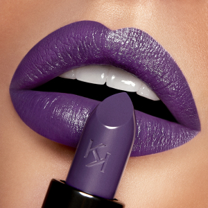 现货kiko紫色口红作妖冷门色 滋润奶油质地 欧美妆 cosplay