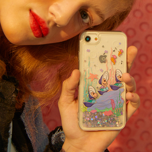 13已出【一休哥】high cheeks正品迪斯尼卡通透明手机壳韩国代购