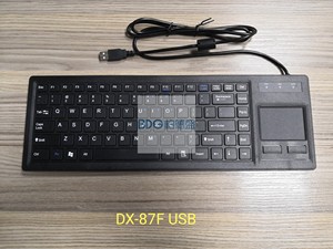 DX-87F触控鼠标一体工业键盘服务器机柜 教学设备工控一体机键盘