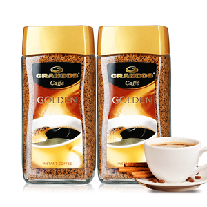 格兰特黑咖啡粉古德冻干咖啡瓶装无添加糖原味纯咖啡速溶德国进口