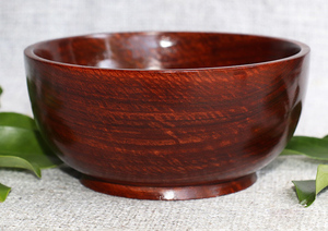 红木工艺品碗缅甸花梨木雕摆件家居餐具漂亮藏式木碗复古中式怀旧