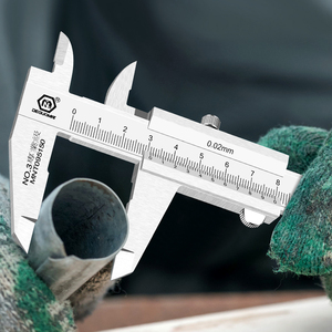 工业级游标卡尺高精度闭式不锈钢卡尺0150mm油标深度尺文玩尺