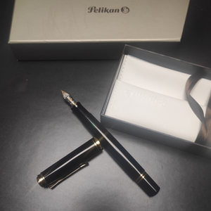 现货秒发百利金m400钢笔14k金尖阳光手工打磨笔尖