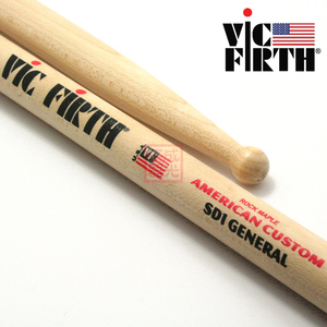 vic firth american custom sd1 鼓棒 架子鼓军鼓用圆头 3付包邮
