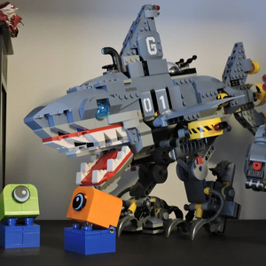 乐高幻影忍者大电影系列加满都鲨鱼机甲男孩子益智拼装玩具积木