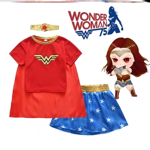 神奇女侠儿童服装Wonder Woman演出女童万圣节服饰cosplay扮演