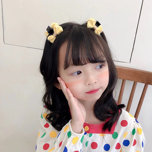 春夏法式女孩蝴蝶结抓夹超仙甜美刘海前额发夹小号发抓侧边夹子韩