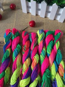 72号1mm七彩玉线渐变细手工diy编织手链端午节挂绳结饰品材料包邮