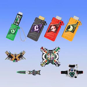 万代假面骑士w变身道具扭蛋第3弹trial记忆体accel drive加速器