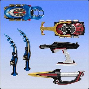 正版06年万代假面骑士甲斗zect变身道具扭蛋钢斗登场篇苦无枪匕首