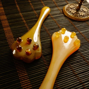 童e童q淘宝良工好物白水牛角拨筋棒女脸部美容面