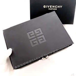 givenchy纪梵希美妆专柜赠品黑红拼接出差旅行特大容量洗漱化妆包