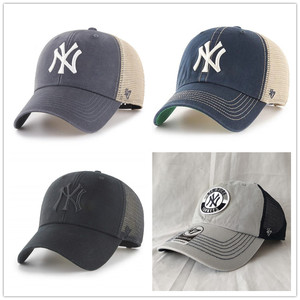 美国代购47Brand纽约扬基队夏季网眼棒球帽MLB美职棒夏天透气帽子
