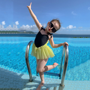 儿童女童泳衣2022新款夏季连体洋气女孩网红5岁宝宝婴儿小童6裙装