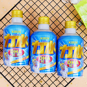 日本进口kirin麒麟力水含dha聪明水果味汽水微碳酸饮料功能性饮品
