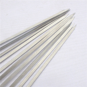 蝶烤香烧烤针不锈钢肉串签子特价39cm长无磁大扁签雨烧烤烤肉签子