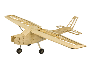 固定翼飞机模型上端翼轻木蒙皮套材T201.2米塞斯纳翼展练习机拼装