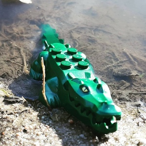 lego乐高 动物 鳄鱼 18904 全新 深绿色 60066 60069 60068 60070