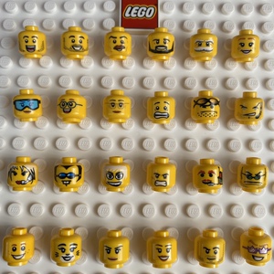 乐高lego 2021新款 3626cpd 人仔 9366 表情 头 脸部 脑袋 限定款