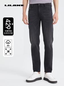 24XNZ00101 利郎男装专柜正品2024年夏季新款 高弹商务休闲牛仔裤