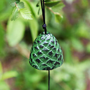 祈福风铃松塔铃铛铸铁古风铃装饰品庭院铃田园家居配饰手工日式铃