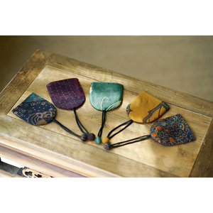 cvcco 香云纱真丝钥匙包 手工布艺挂件【美好颜色】多色入答谢特