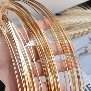 18k纯铜方线光面打底造型硬线diy手工绕线饰品配件材料方铜线