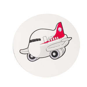 我爱飞行|四川航空可爱卡通小飞机航空登机拉杆箱贴纸圆贴不干胶