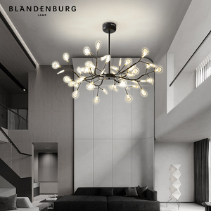 萤火虫吊灯意式极简艺术设计高级感大厅灯氛围装饰大气时尚客厅灯