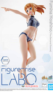 万代拼装模型Figure-rise LABO 星野文奈学姐 黑色泳装 第二版