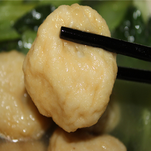 江西赣南农家鱼饼手工鱼脯500g 炸鱼球原味鱼丸