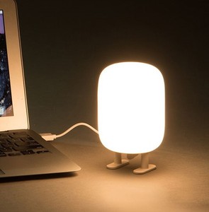 miniso名创优品led小m小夜灯台灯护眼写字灯硅胶环保安全节能舒适