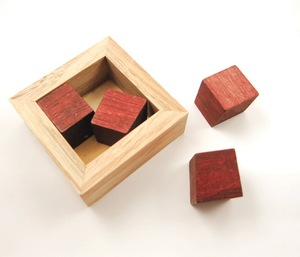 快乐童年52淘宝巧之木头实木100粒数字字母积木桶装儿童益智积木