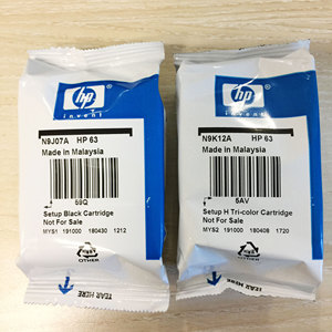 原装惠普hp63墨盒hp2130 3630 3830 1110envy4520 4510港版机墨盒
