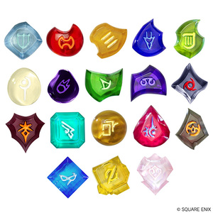 日本代购 se官方正品最终幻想14 ff14灵魂水滴职业徽章冰箱贴磁性