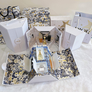 香港直邮dior迪奥城堡圣诞礼盒#999口红精华真我甜心香水小样套装